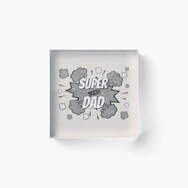 Item preview, Distressed Grey Comic Book Style Super Cool Dad, Great Design For Cool Dads, Perfect For Father's Day designed and sold by TrulyEpoque.