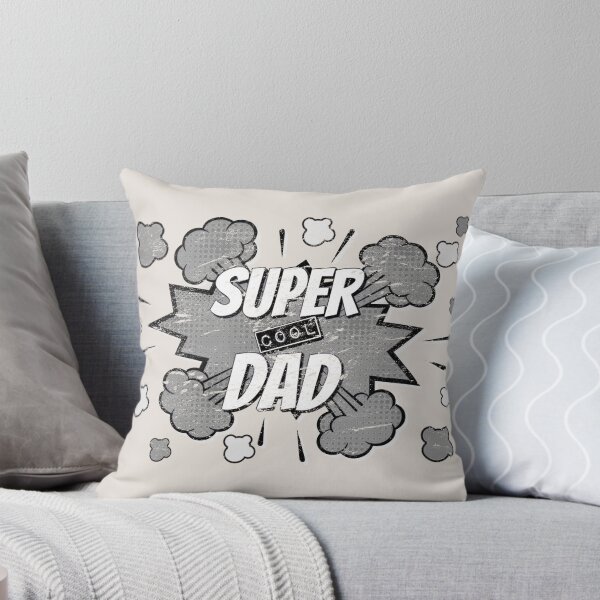 Item preview, Distressed Grey Comic Book Style Super Cool Dad, Great Design For Cool Dads, Perfect For Father's Day designed and sold by TrulyEpoque.