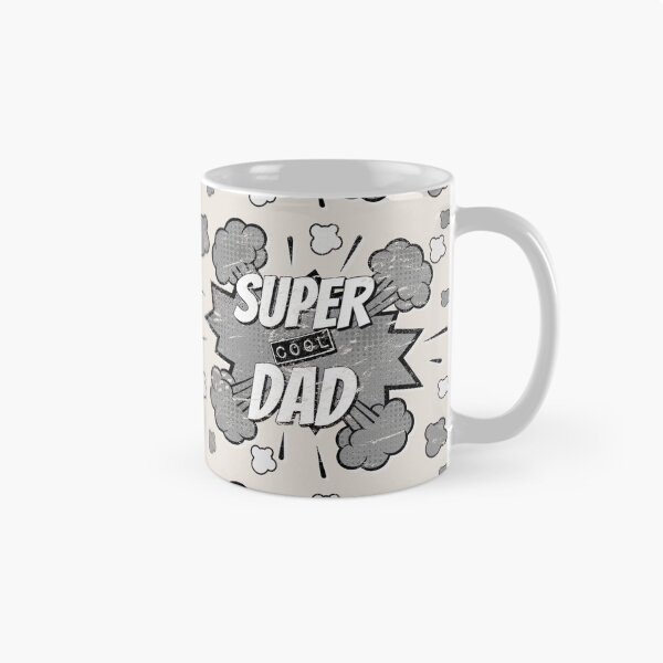 Item preview, Distressed Grey Comic Book Style Super Cool Dad, Great Design For Cool Dads, Perfect For Father's Day designed and sold by TrulyEpoque.