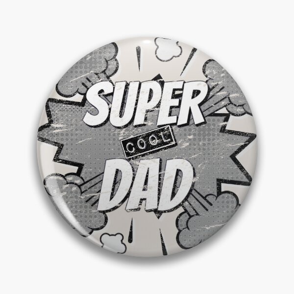 Item preview, Distressed Grey Comic Book Style Super Cool Dad, Great Design For Cool Dads, Perfect For Father's Day designed and sold by TrulyEpoque.