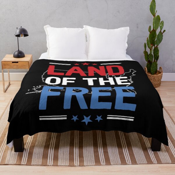 Item preview, 4th of July USA Independence Day: Land of the Free designed and sold by Happy Puppy Print On Demand.