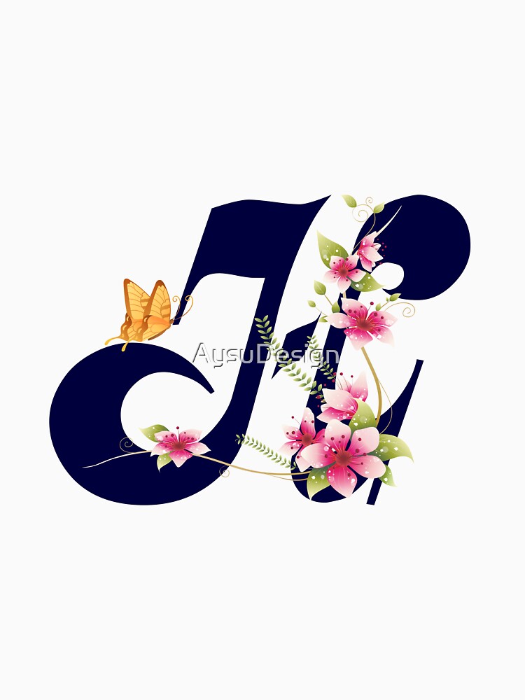 Spring Flowers Monogram Shirt