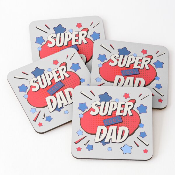 Item preview, Red, White And Blue Comic Book Style Super Cool Dad, Great Design For Cool Dads, Perfect For Father's Day designed and sold by TrulyEpoque.