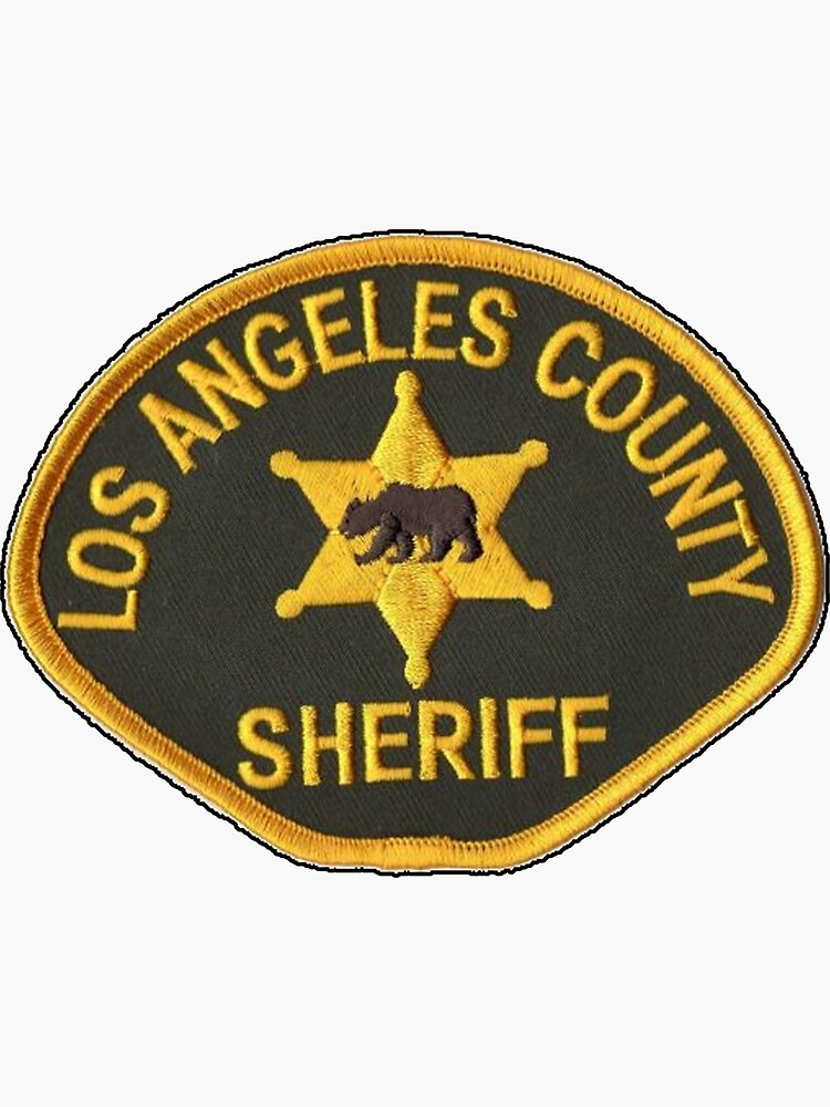 Patch Of The Los Angeles County Sheriffs Department Sticker For Sale By Mediaalphaart Redbubble 5792