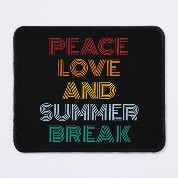 Item preview, Peace Love and summer break vacation shirt designed and sold by cizito.