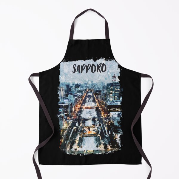 Item preview, Sapporo Japan city watercolor designed and sold by chrlalexandru.