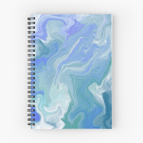 Item preview, Blue Acrylic Pour Effect Pattern designed and sold by WoollyOrbit2000.