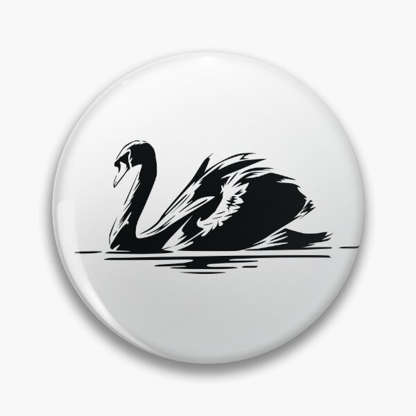 Item preview, Swan Melancholic Bird Floating in the Lake designed and sold by BakaOutfit.