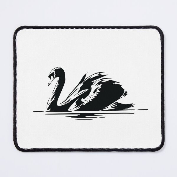 Item preview, Swan Melancholic Bird Floating in the Lake designed and sold by BakaOutfit.