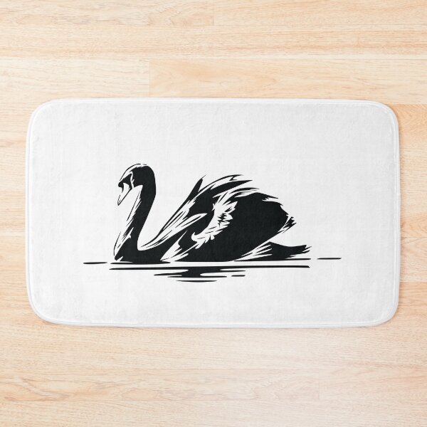 Item preview, Swan Melancholic Bird Floating in the Lake designed and sold by BakaOutfit.