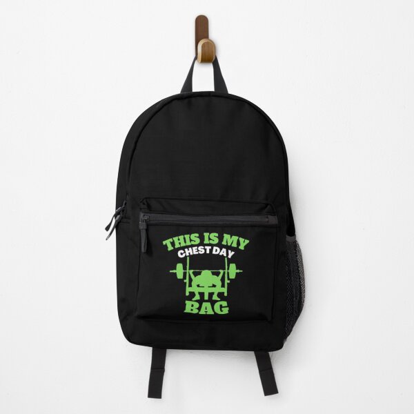 Item preview, This Is My Chest Day - Funny Gym - White Green designed and sold by GymWearDepot.