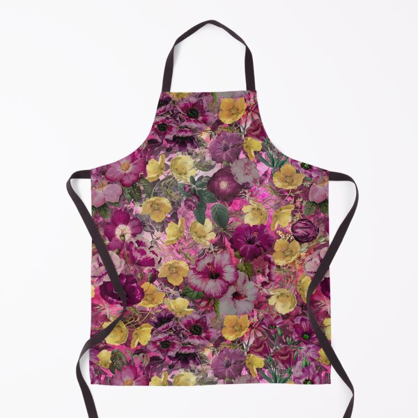 Artikelvorschau, Niedliches rosa Blumen- und Rosenmuster, Blumenillustration, botanisches Muster, Pflanzenmuster, rosa exotischer Blumengarten entworfen und verkauft von ZeinabTaha.