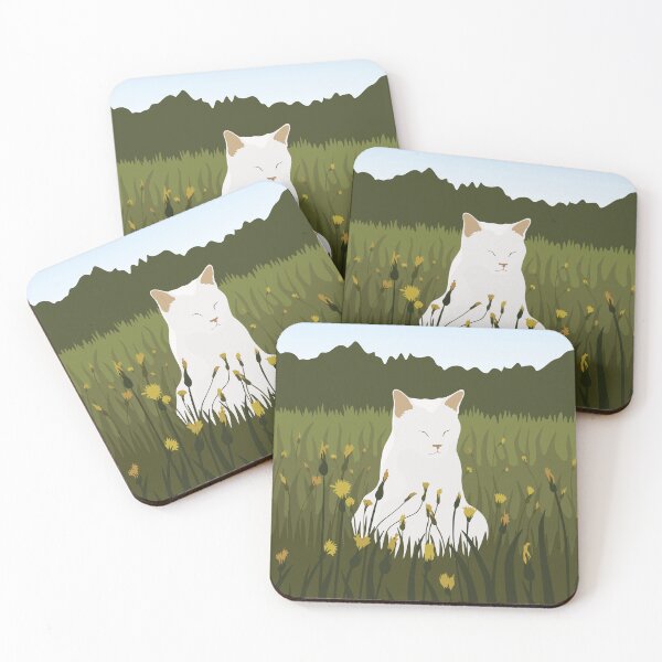 Item preview, Cat Among Dandelions designed and sold by zykydesigns.