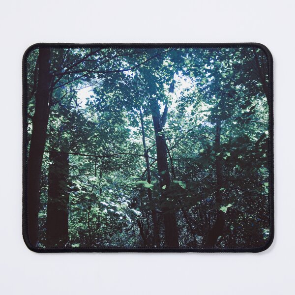 Item preview, grunge forest blue dazecore aesthetic vintage sun piercing through designed and sold by sielexis.