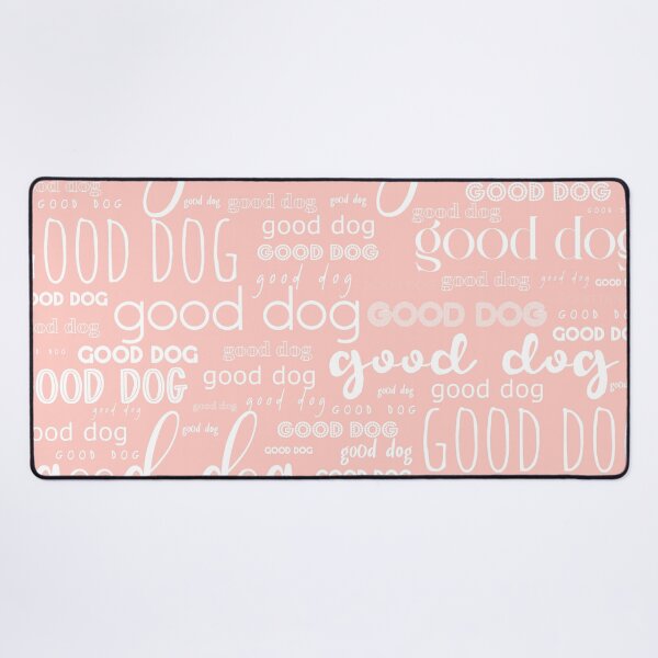 Item preview, Good Dog Cute Typography for Good Dogs or Confused Cats in Light Pink designed and sold by kierkegaard.