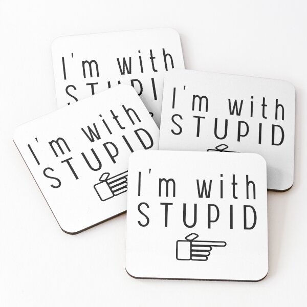 Item preview, I'm with stupid designed and sold by MissDewi.