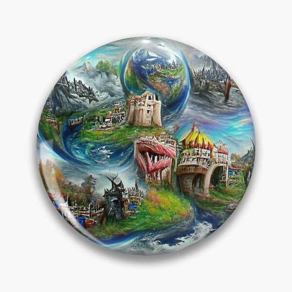 Item preview, Surreal Parallel Worlds in Summer designed and sold by LeMuArt ⭐⭐⭐⭐⭐.