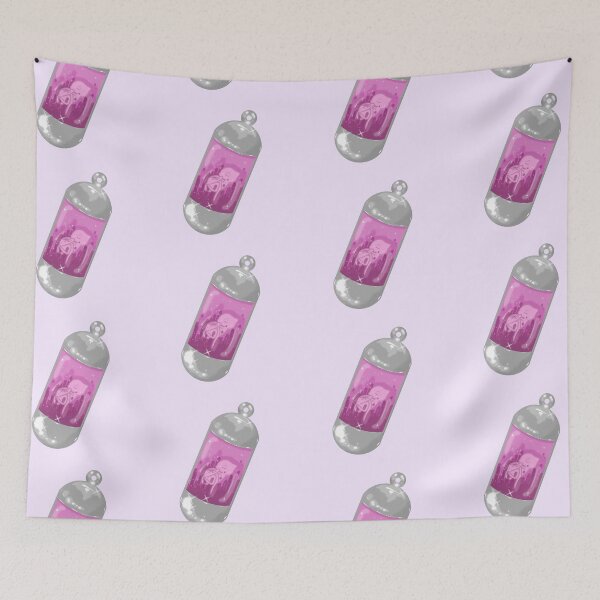 Item preview, Pink Capsule with a cute and sleepy creature designed and sold by Alfaaheim.
