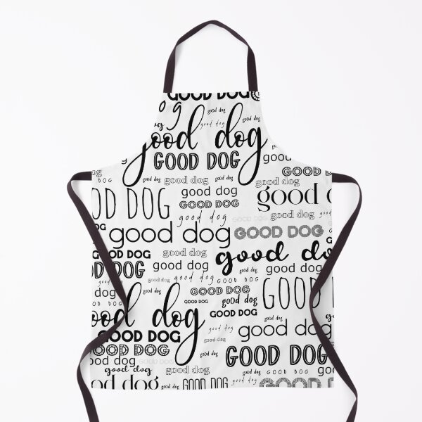 Item preview, Good Dog Cute Typography for Good Dogs or Confused Cats Black and White designed and sold by kierkegaard.