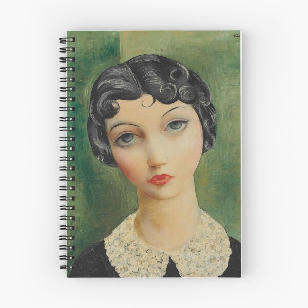 Item preview, Potrait with a Collar by Moïse Kisling - Vintage Art designed and sold by RickE.