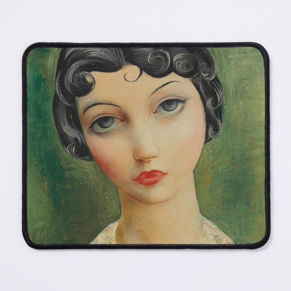 Item preview, Potrait with a Collar by Moïse Kisling - Vintage Art designed and sold by RickE.