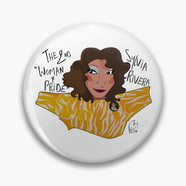 Item preview, Sylvia Rivera The 2nd " Woman of Pride"| Pride Historical figures  designed and sold by HoldonVee.