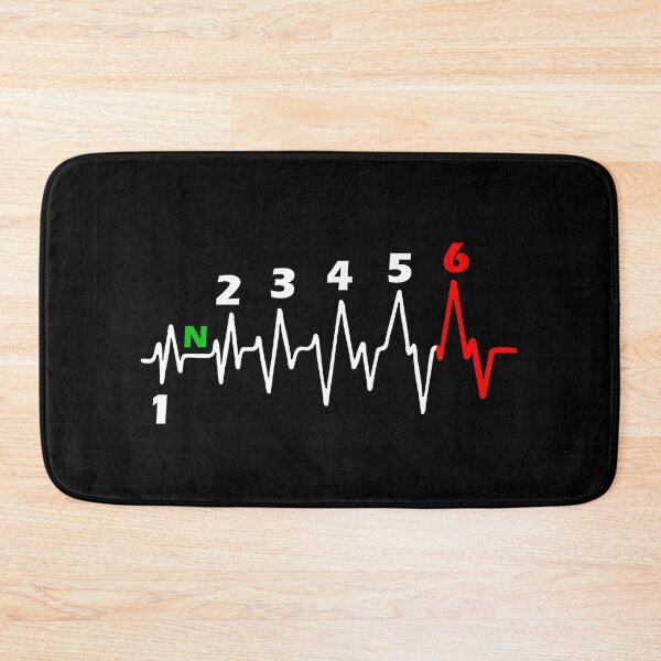 Item preview, Motorcycle 6 Gearshift Heartbeat Motorsport Speed Pulse designed and sold by urban-design.