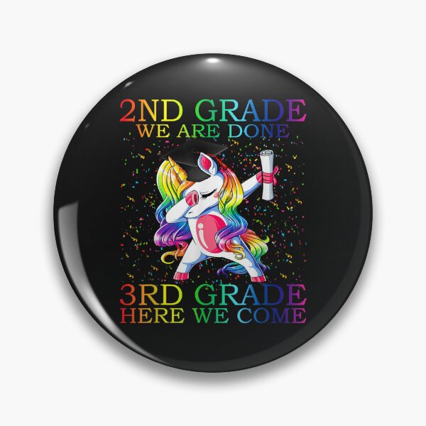 Item preview, 2nd Grade We Are Done 3rd Grade Here We Come Graduation Magical Unicorn designed and sold by wolagaereli277.