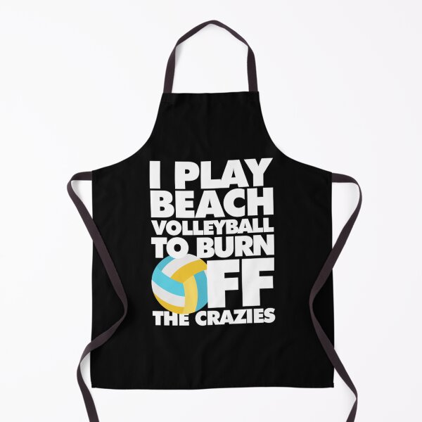 Item preview, I Play Beach Volleyball To Burn Off The Crazies Funny Sports Classic T-Shirt designed and sold by ayeshadanaqws.