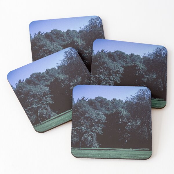Item preview, dazecore aesthetic trail landscape photography grunge vintage blue bunch of trees beautiful sky designed and sold by sielexis.