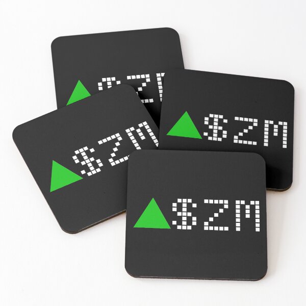 Item preview, Zoom Stock Ticker Green - White Font designed and sold by frankyou.