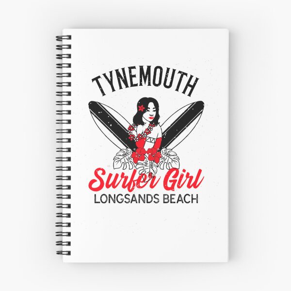 Item preview, Tynemouth Surfer Girl Longsands Beach designed and sold by MerchByCraig.