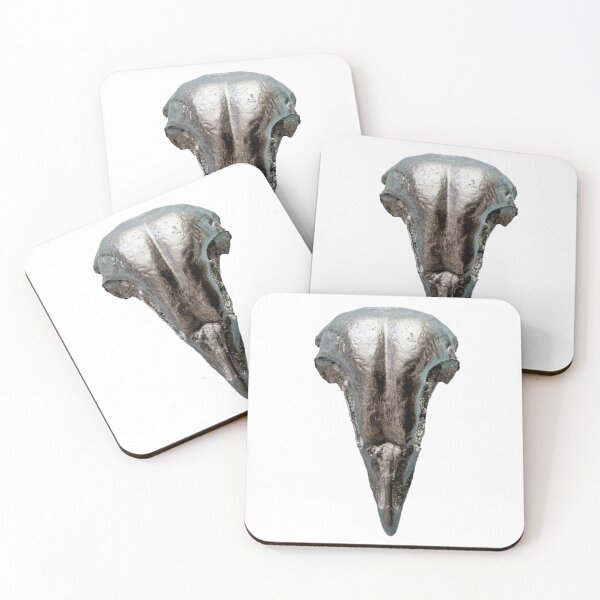 Item preview, Barn Owl Skull in metal designed and sold by Dalyndigital Photography.