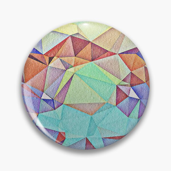 Item preview, Triangular shape art with floral texture designed and sold by Saknarong Mahima.
