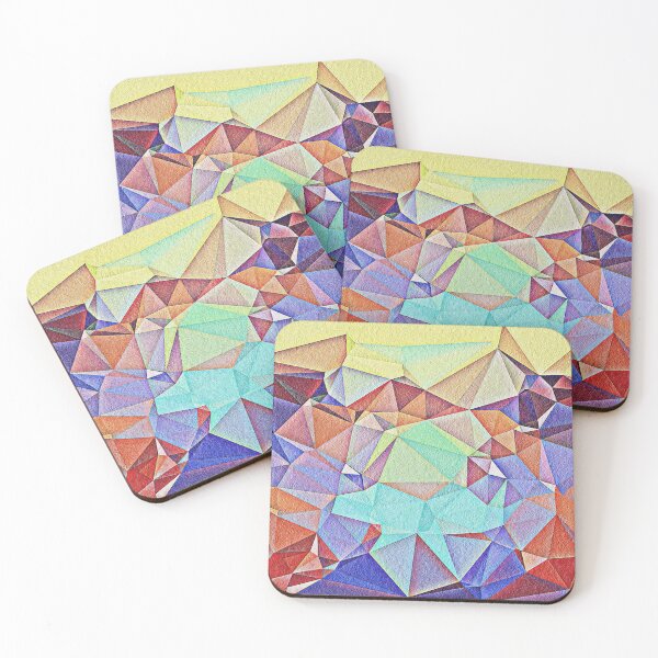 Item preview, Triangular shape art with floral texture designed and sold by Saknarong Mahima.