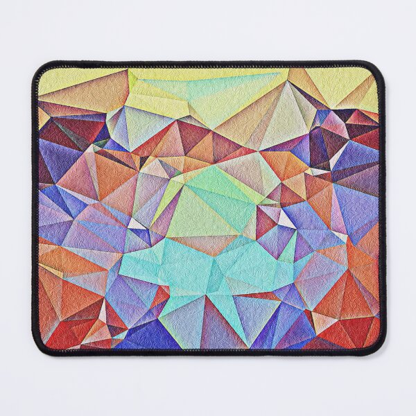 Item preview, Triangular shape art with floral texture designed and sold by Saknarong Mahima.
