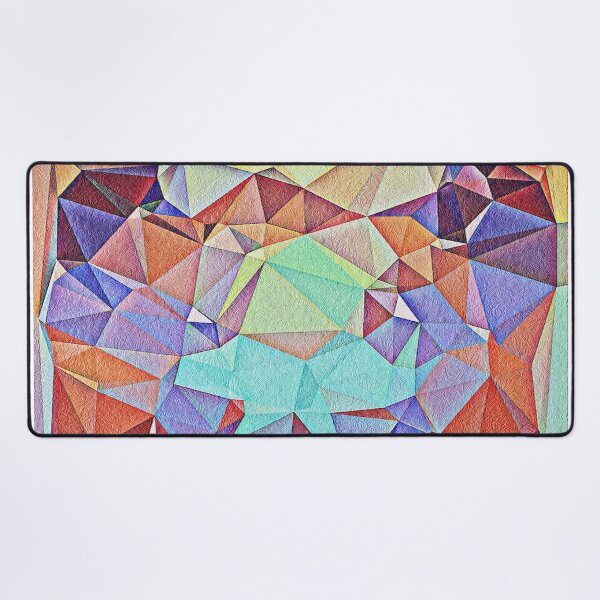 Item preview, Triangular shape art with floral texture designed and sold by Saknarong Mahima.