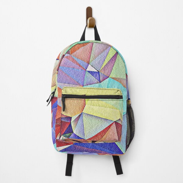 Item preview, Triangular shape art with floral texture designed and sold by Saknarong Mahima.