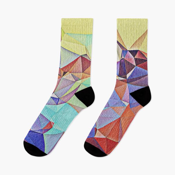 Item preview, Triangular shape art with floral texture designed and sold by Saknarong Mahima.