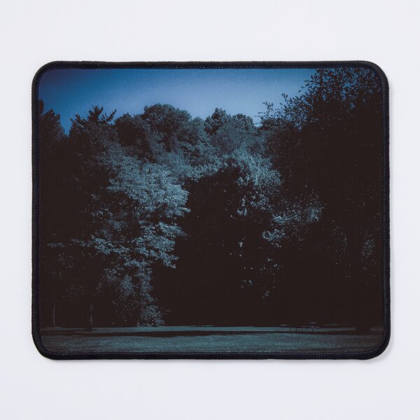 Item preview, dazecore aesthetic trail landscape photography grunge vintage blue bunch of trees beautiful sky darker designed and sold by sielexis.