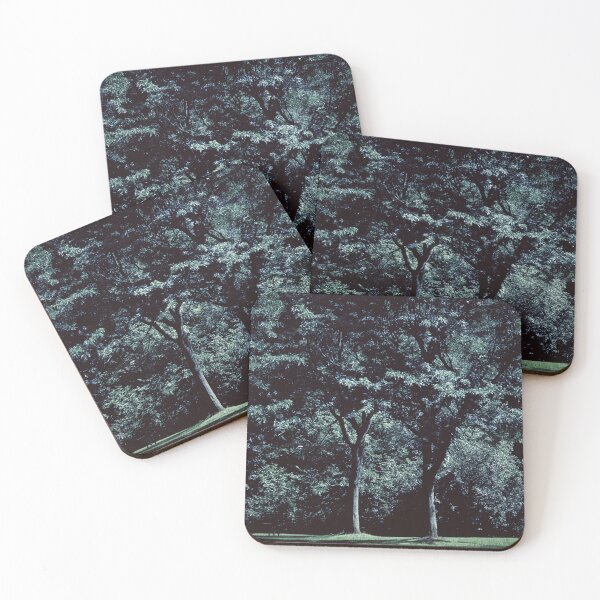 Item preview, dazecore aesthetic trail landscape photography grunge vintage blue bunch of trees closer designed and sold by sielexis.