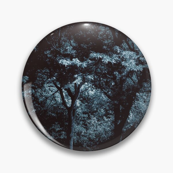 Item preview, dazecore aesthetic trail landscape photography grunge vintage blue bunch of trees darker closer designed and sold by sielexis.