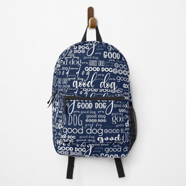 Item preview, Good Dog Cute Typography for Good Dogs or Confused Cats in Nautical Navy Blue and White designed and sold by kierkegaard.