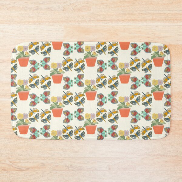 Item preview, Flower Pot, Butterflies, and Dragonflies designed and sold by IdinDesignShop.