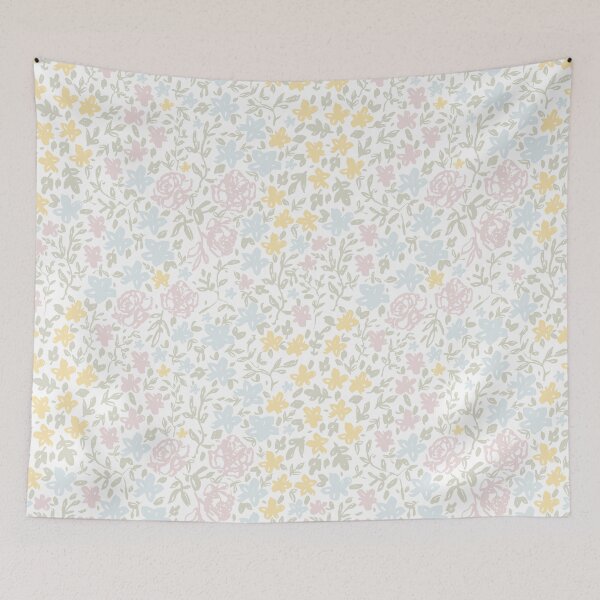 Item preview, Wild flowers, bright positive cute vintage illustration designed and sold by NinaSMP.