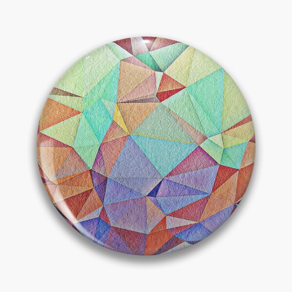 Item preview, Triangular shape art with floral texture designed and sold by Saknarong Mahima.