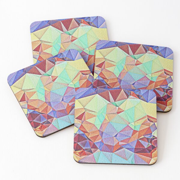 Item preview, Triangular shape art with floral texture designed and sold by Saknarong Mahima.