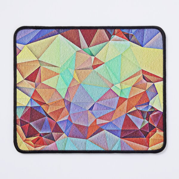 Item preview, Triangular shape art with floral texture designed and sold by Saknarong Mahima.