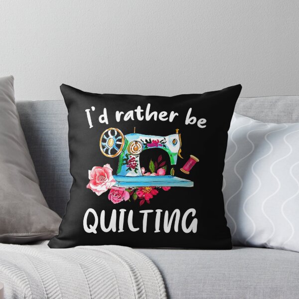 Item preview, Funny Quilter Shirt - I'd Rather Be Quilting designed and sold by SunsetGloww.
