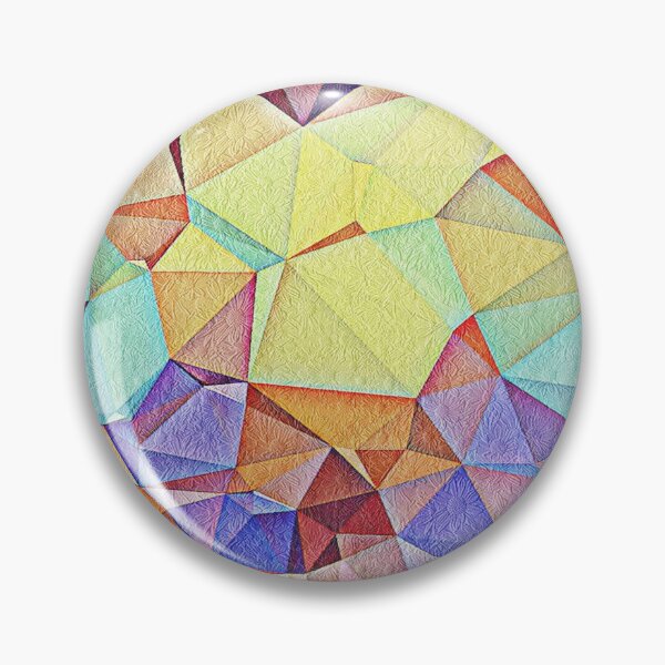 Item preview, Triangular shape art with floral texture designed and sold by Saknarong Mahima.